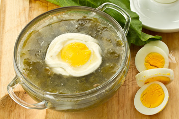 soup with sorrel