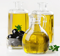 Olive oil and olives