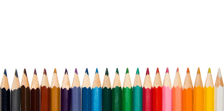 Bunststifte sortiert