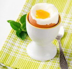Soft boiled eggs