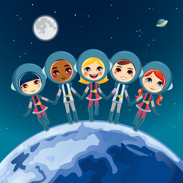Children Astronaut Dream