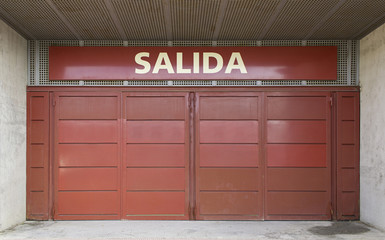 Obraz premium Exit door