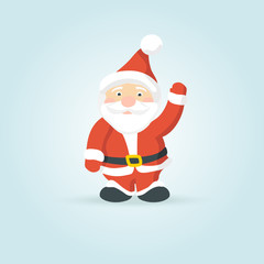 Weihnachtsmann winkelnd, Hintergrund