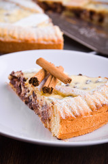 Ricotta cheese crostata.