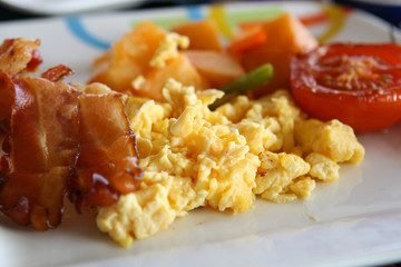Scrambled Eggs and Bacon