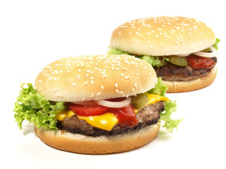 Hamburger & Cheeseburger