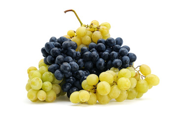 grapes isolated on white background