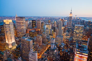 Abwaschbare Fototapete New York Manhattan, New York City. VEREINIGTE STAATEN VON AMERIKA.