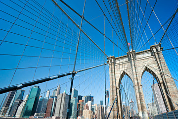 Naklejki  Most Manhattan, Nowy Jork. USA.