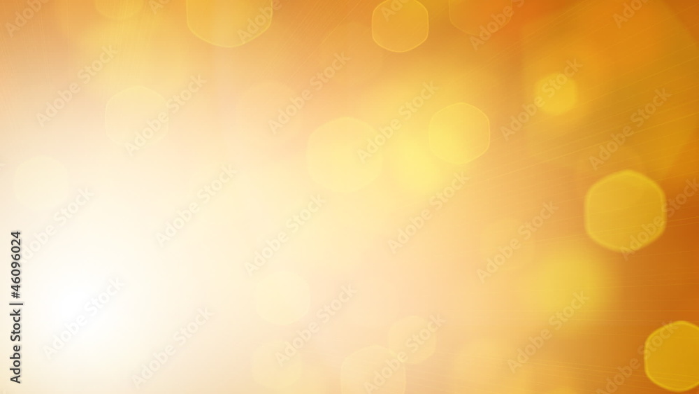 Poster yellow loopable background hexagonal lights