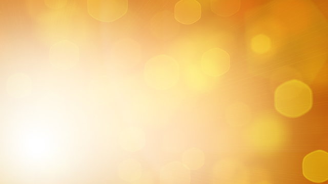 yellow loopable background hexagonal lights
