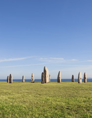 Menhirs Park at coruna
