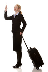 business woman travelling