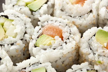 Fresh Homemade Sushi Roll