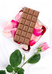 Barretta di cioccolato al latte