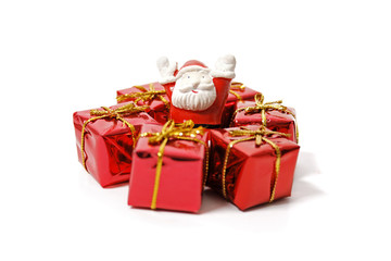 Fototapeta premium Little santa big gifts!