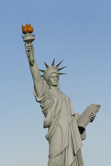 Fototapeta na wymiar Statue of liberty imitation