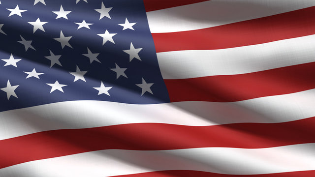 USA flag background