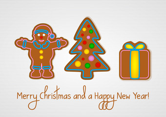 Cookie Christmas cardboard