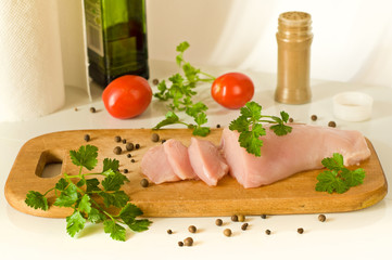 raw chicken