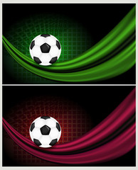 Soccer background illustration