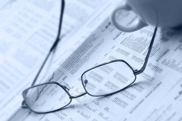 A close-up of a businessperson workplace