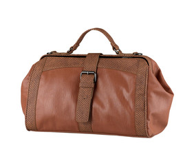 A luxury leather lady handbag
