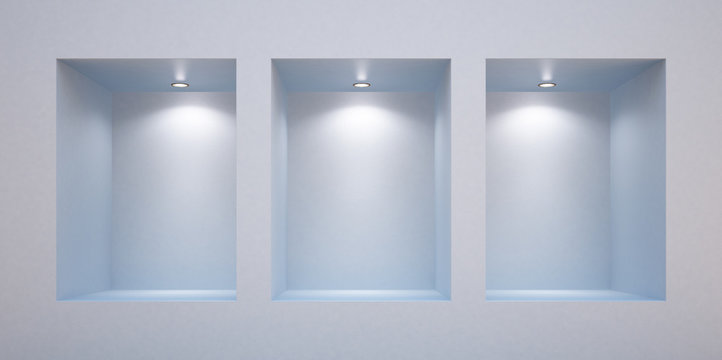 Empty shelves