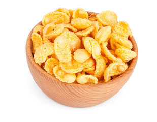 Cornflakes in bowl