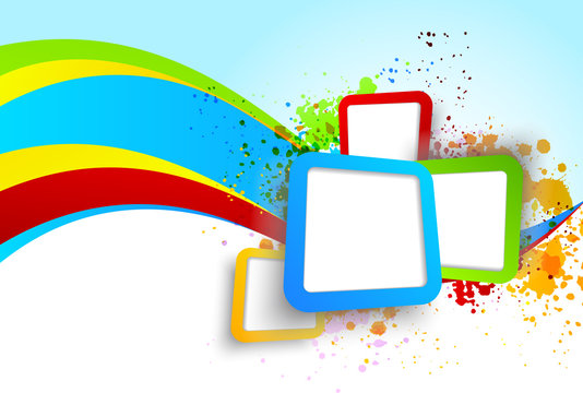 Abstract background with squares