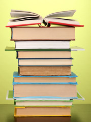 Stack of interesting books and magazines