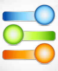 Obraz premium Set of banners