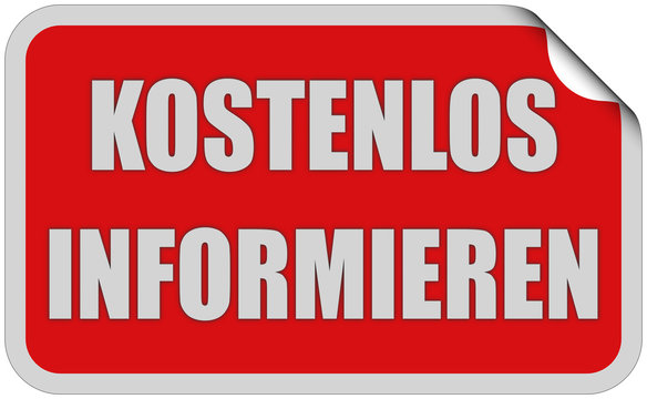 Sticker rot eckig co KOSTENLOS INFORMIEREN
