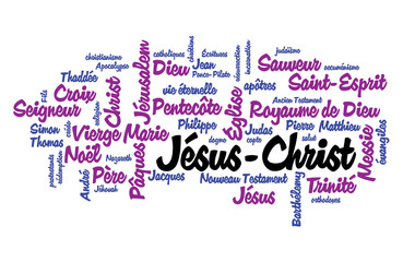 WEB ART DESIGN TAG CLOUD JESUS CHRIST DIEU MESSIE CHRISTMAS  040