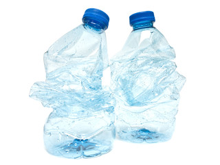 Verbrauchte Wasserflaschen