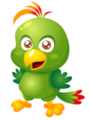 illustration of Cartoon bird Vector