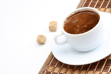 Stock Photo: Close-up of a wonderful cup of hot coffee