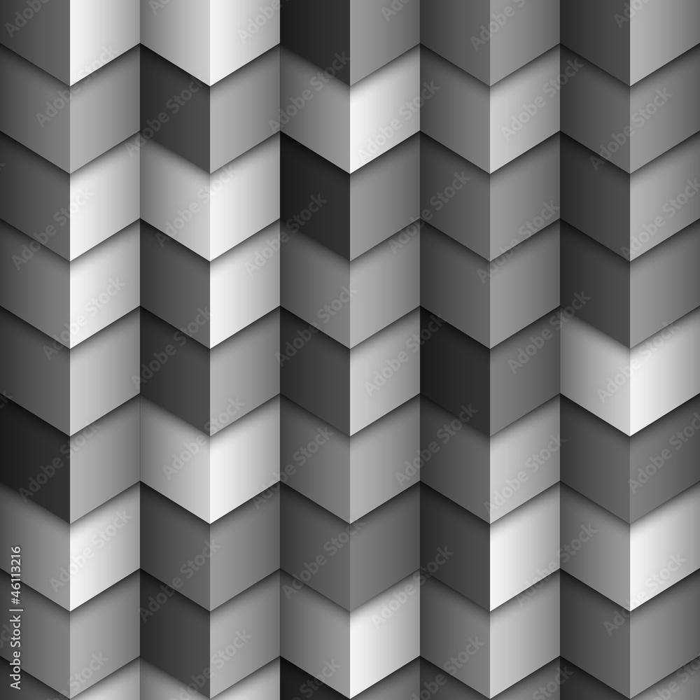 Wall mural monochromatic geometric structured background