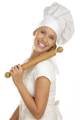 young woman chef
