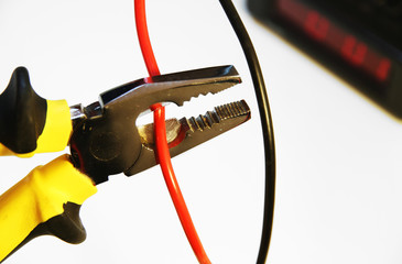 Making a risk decision cutting a red wire