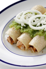 chicken enchiladas verde, mexican cuisine