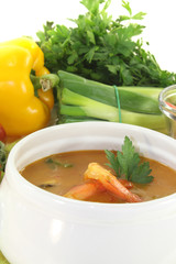 frisch gekochte Bouillabaisse