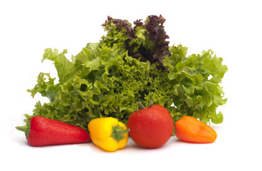 lettuce and vegetables