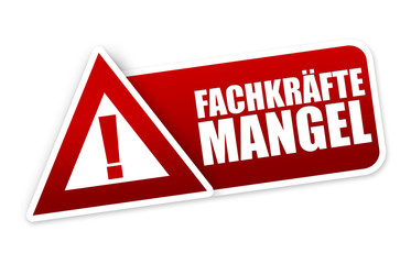 Fachkräfte gesucht! Button, Icon