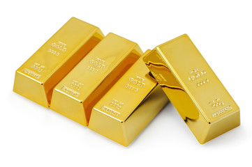 Four gold bars