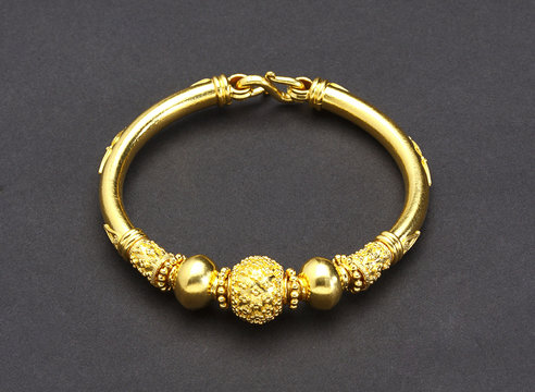 Golden Bracelet Designed By Thai Ancient Goldsmith