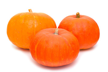three pumpkins