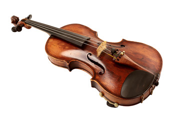 Fototapeta na wymiar Old Dusty Violin