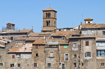 Panoramic view of Vitorchiano. Lazio. Italy.
