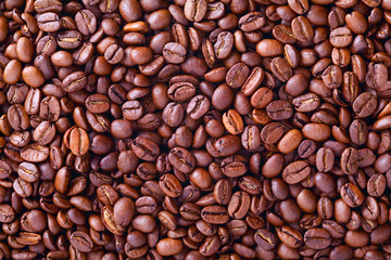 Coffee beans background